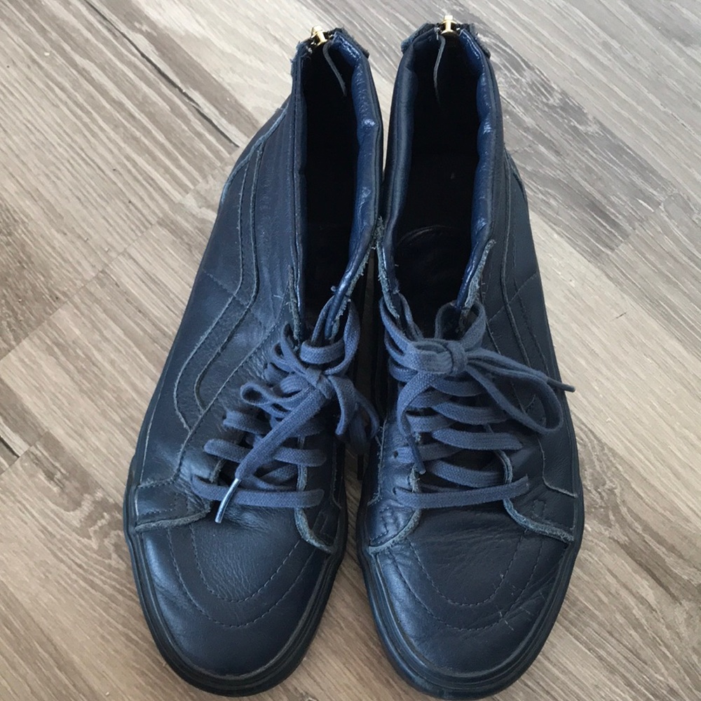 Leather High Top Vans - Unisex